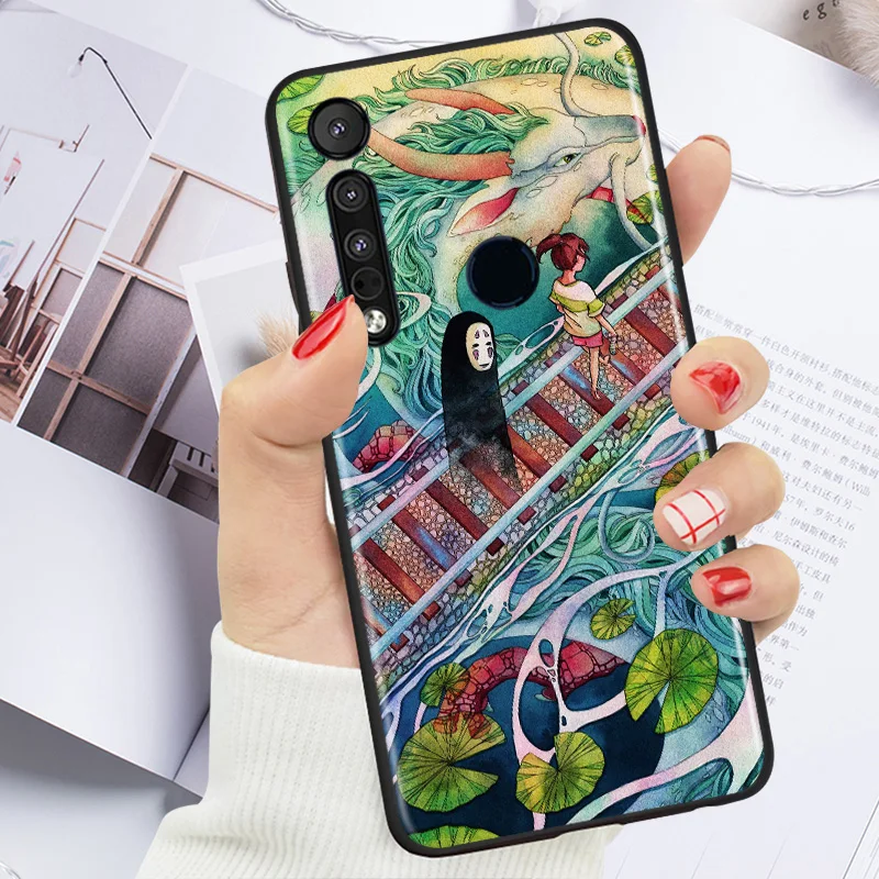 

Hot Studio Ghibli Totoro For Motorola G Stylus 5G G8 G9 Play Power Lite One Huper Marco Fusion Plus Phone Case