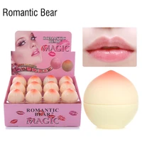 12pcsbox maquillaje lipgloss plant essence moisturizing lip balm brightening skin color anti dry lip balm ball dropship