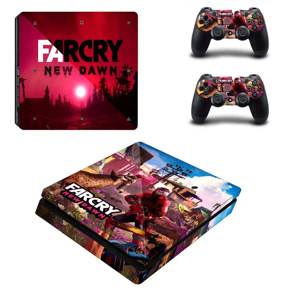 Наклейки FARCRY Far Cry New Dawn PS4 Slim наклейки s Play station 4 для PlayStation консоль и