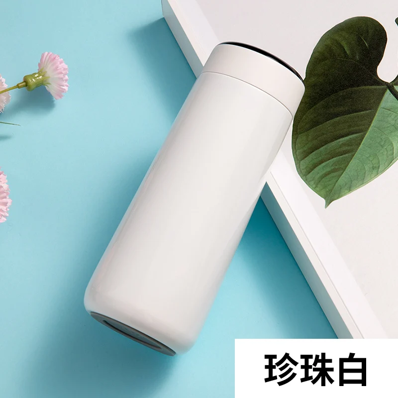 Новый Креативный светодиодный термос кружка портативная умная Милая простая