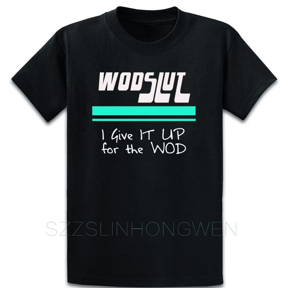 Wodslut футболка кроссфита под заказ с круглым вырезом Фитнес Весна Осень дышащая