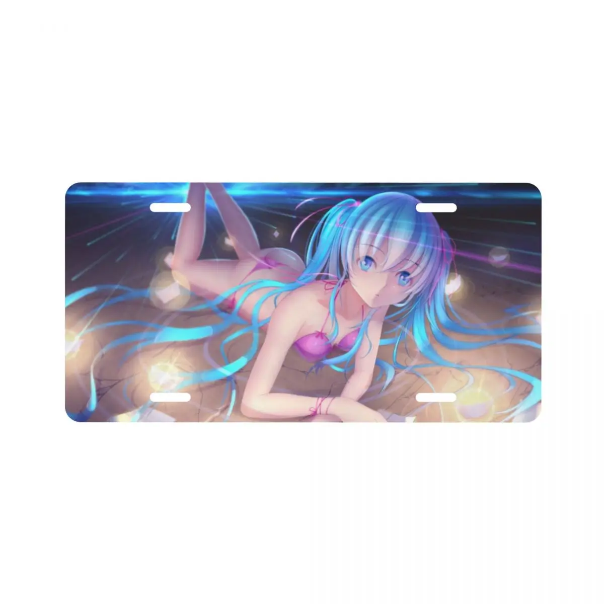 

The Second Dimension Of Initial Sound Front license plate decoration for man/women
