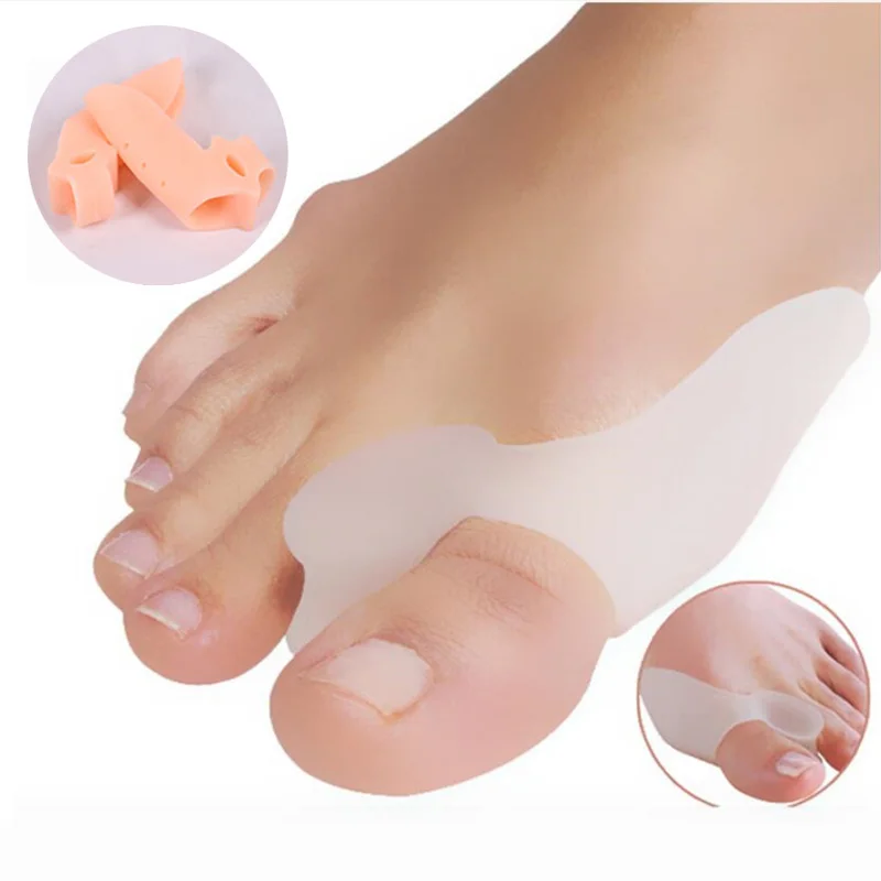 

Silicone Toes Separator Bunion Bone Ectropion Adjuster Toes Outer Appliance Foot Care Tools Hallux Valgus Corrector