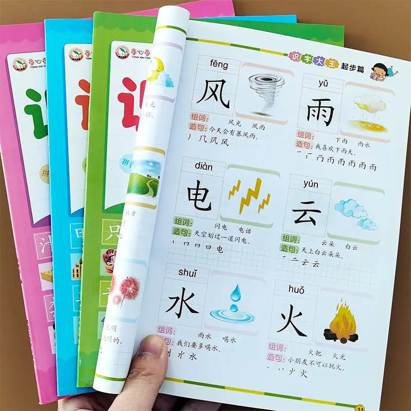 

Preschool Education Literacy Books Children Kids adults Reading Wordtextbook 1508 Basics Chinese Characters Hanzi Writing