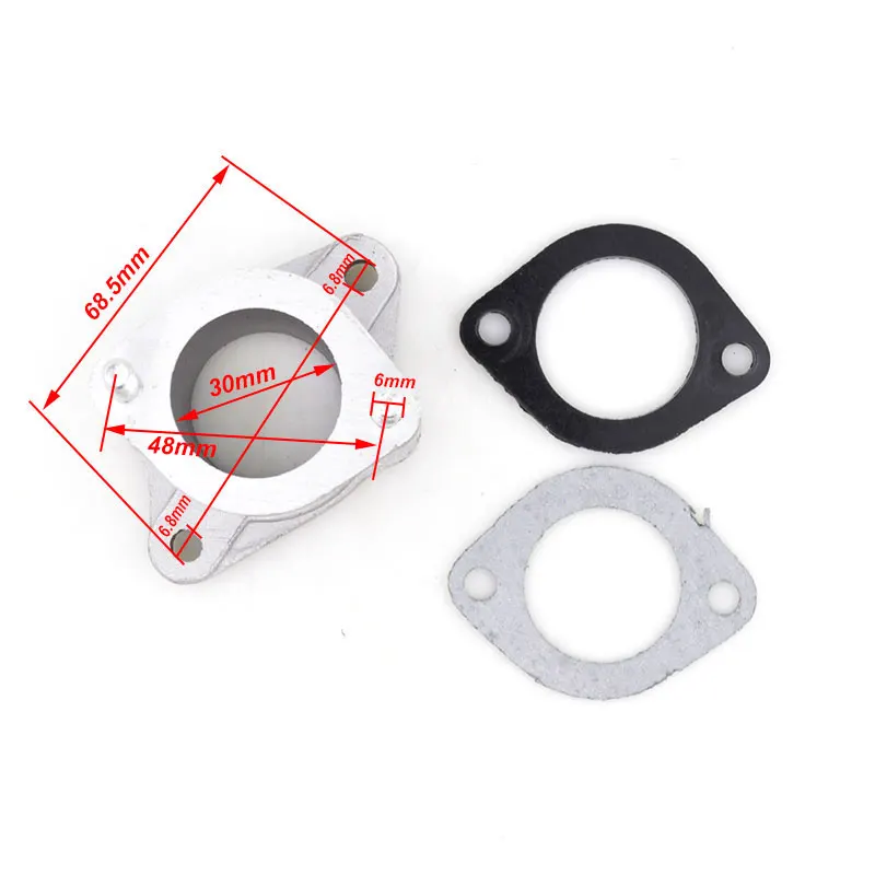 КАРБЮРАТОР впускной коллектор Труба соединение PZ30 для RACER RC200GY-C2 RC200-CS SKYWAY RC200-GY8