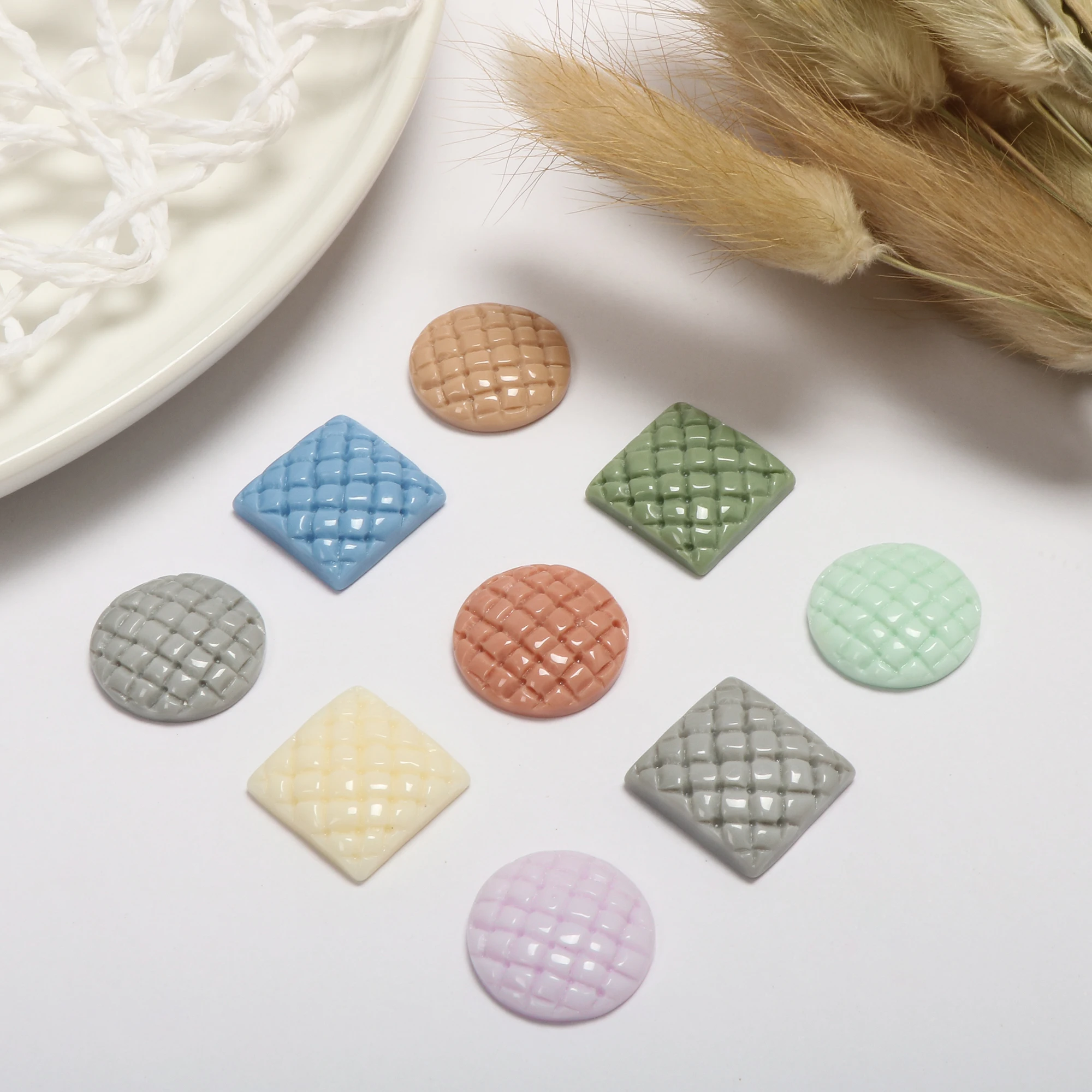 Тисненые вафельные круглые квадратные Пластыри для торта с рельефным рисунком