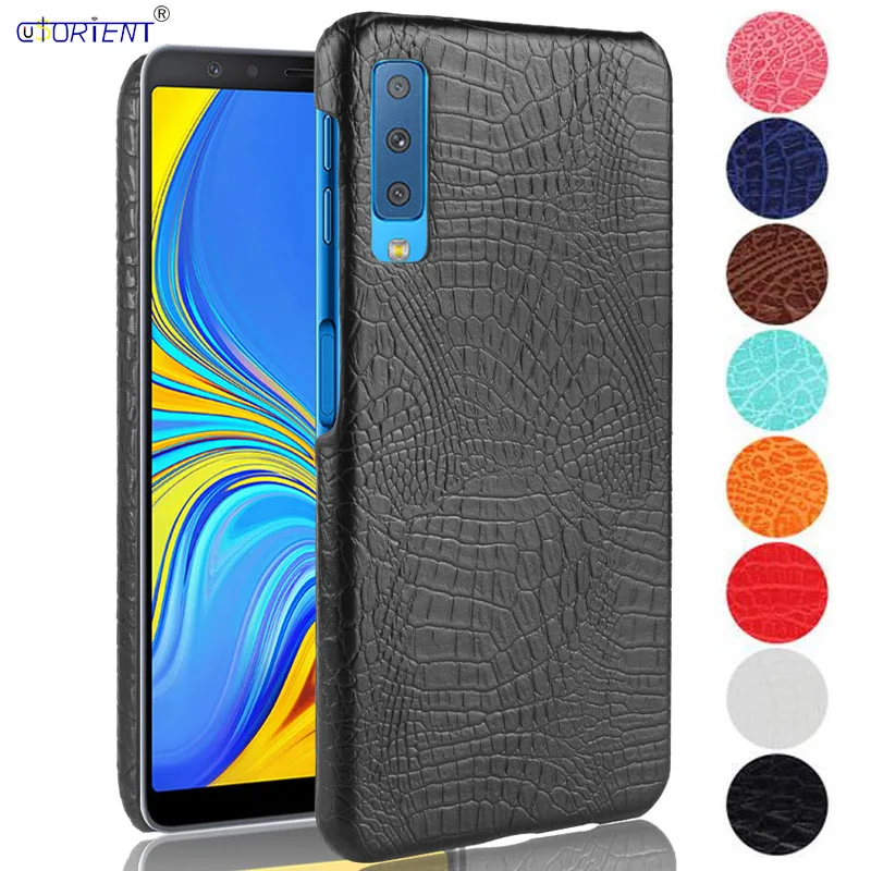 Чехол для телефона Samsung Galaxy A7 2018 A750 чехол бампер с узором крокодиловая кожа SM A750FN