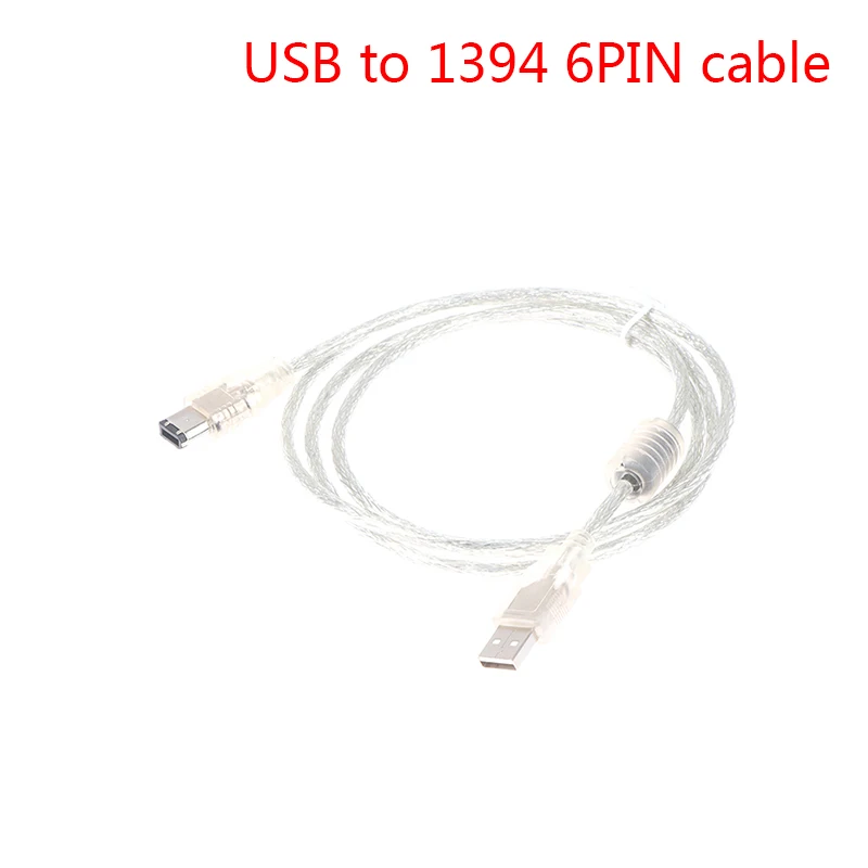 

1 X Firewire IEEE 1394 6-контактный штекер-USB 2,0 штекер адаптер конвертер кабель Шнур