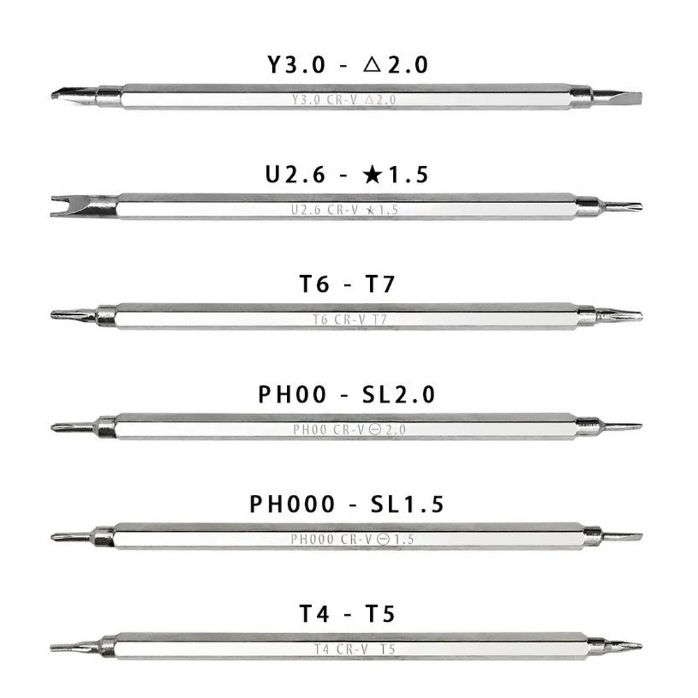 

6 In 1 Triangle Repair Precision Magnetic Screwdriver Set Hexagon Torx Y Type U Type Screwdriver Set Hand Tool