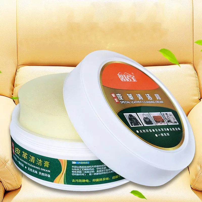 

Leather Healing Balm Refurbishing Cleaner Car Interior Cleaning Maintenance Sofa Leather Goods All-Purpose Cleaning Cream