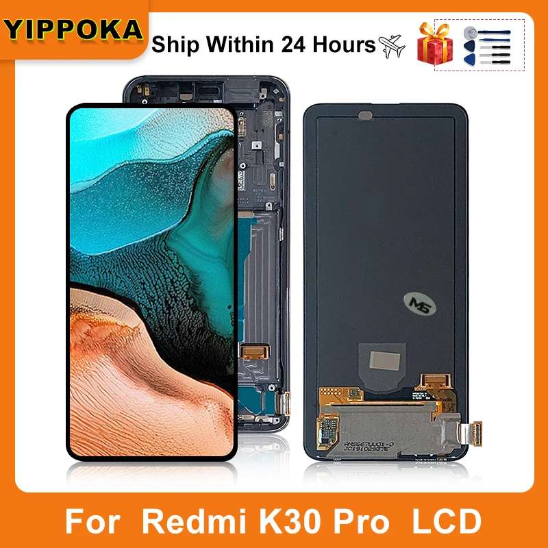 Pantalla LCD Original de 6,67 pulgadas para Xiaomi REDMI K30 PRO, piezas de montaje de pantalla de Digitalizador de pantalla t&aacute;ctil para Poco F2 Pro-0