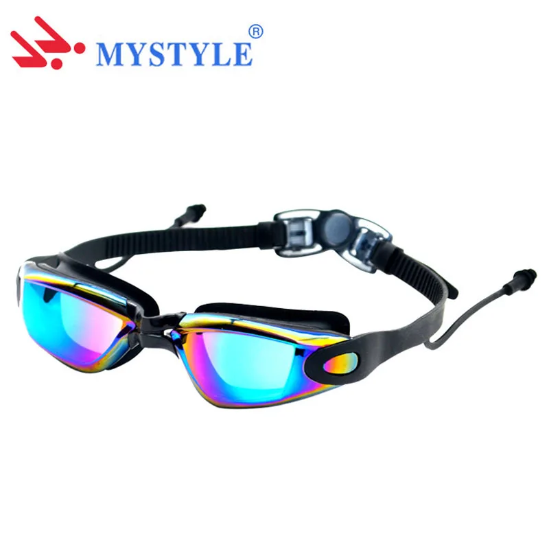 MYSTYLE Men Arena Professional Glasses Swimming Pool Women Diopter Swim Goggles Plating Waterproof Anti-fog Water Adult Eyewear | Спорт и