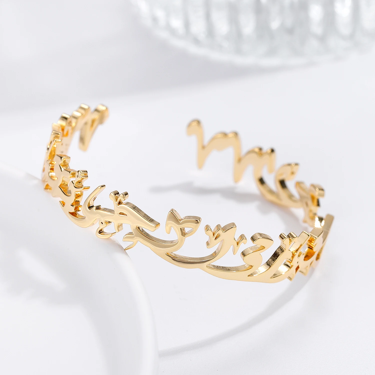 ORIENTAL BRACELET - DESTINED Gold Stainless Steel Adjustable Cuff Bracelet Personalized Bracelet For Women Jewelry Gift