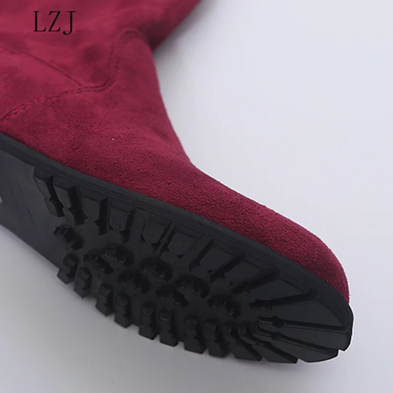 

Sexy Over-The-Knee Boots Women Boots Female Winter Shoes Women Suede Long Boots Ladies Thigh High Boots Bota Women Botas Mujer