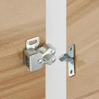 2pcs double roller catch ball latch roller catches cupboard home use double ball cabinet locks hardware tool copper cabinet door