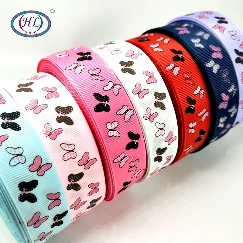 HL 25 мм 5 м/лот ленты бабочки свадебной Декоративная Подарочная упаковка DIY Детские