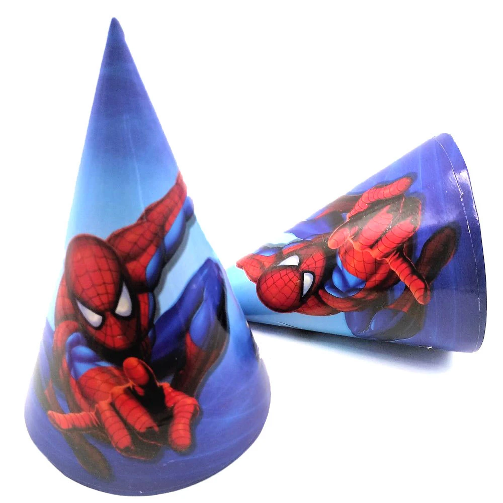 Kids Birthday Spiderman Supplies Cartoon Theme Paper Pinata Disposable Baby Shower Superhero Party Decoration | Дом и сад