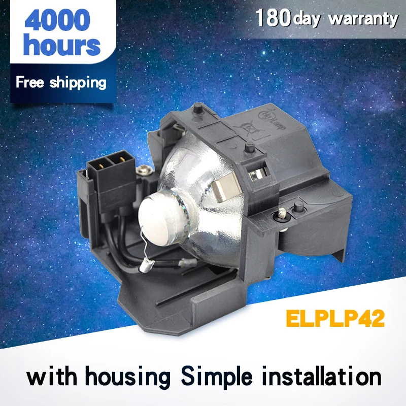 

Projector Lamp Module V13H010L42 For ELPLP42 for EMP-822 EMP-822H EMP-83 EMP-83C EMP-83H EMP-83HE EMP-83HE/EMP-X56/EMP-X68