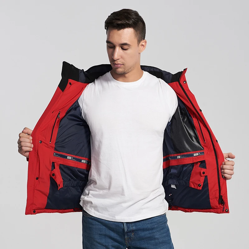 2021 Hot Sale Winter Jacket Men fashion Causal Parka Warm Thick Man's Jacket Outwear Cotton Coat Detachable tracksuit men Jacket