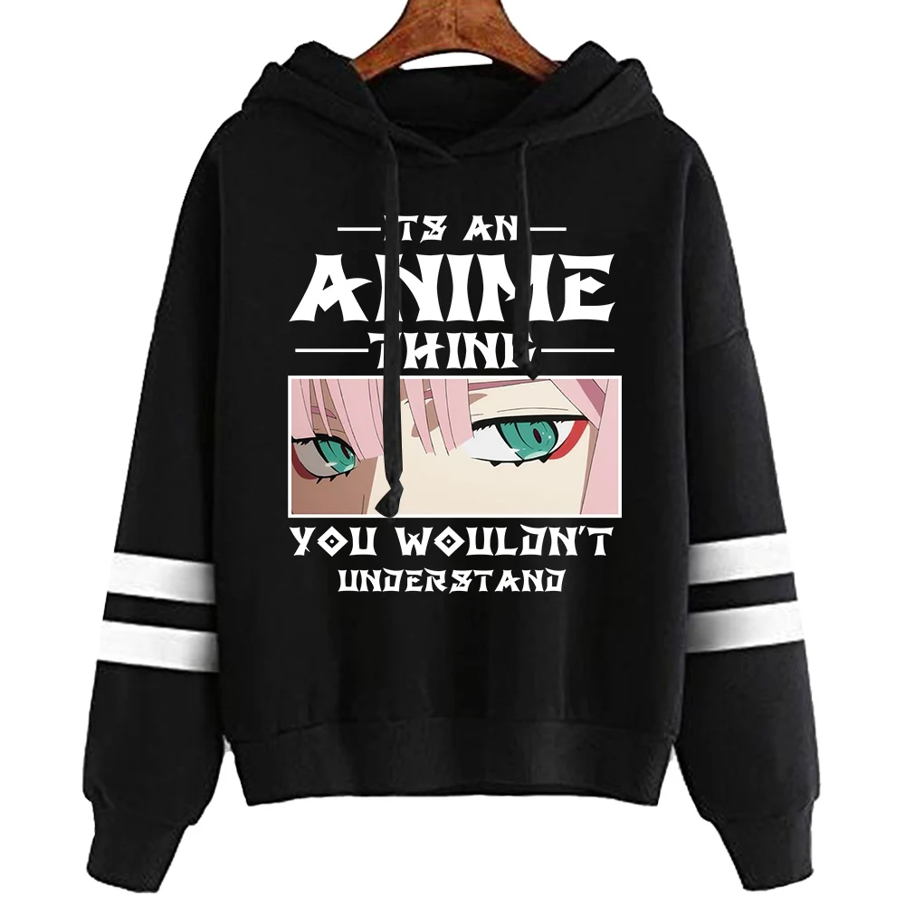 

Толстовка с принтом аниме Zero Two, Мужская Осенняя флисовая одежда Дарлинг в Фране, модная повседневная рубашка-свитшот для мужчин и женщин в с...