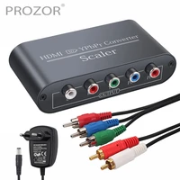 prozor 1080p hdmi compatible to ypbpr converter component video rl audio converter hdmi compatible to ypbpr scaler adapter