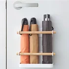 2 шт.компл. модная домашняя настенная подставка для зонта, магнитная подвесная стойка-держатель для хранения для зонта для прихожей, прихожей