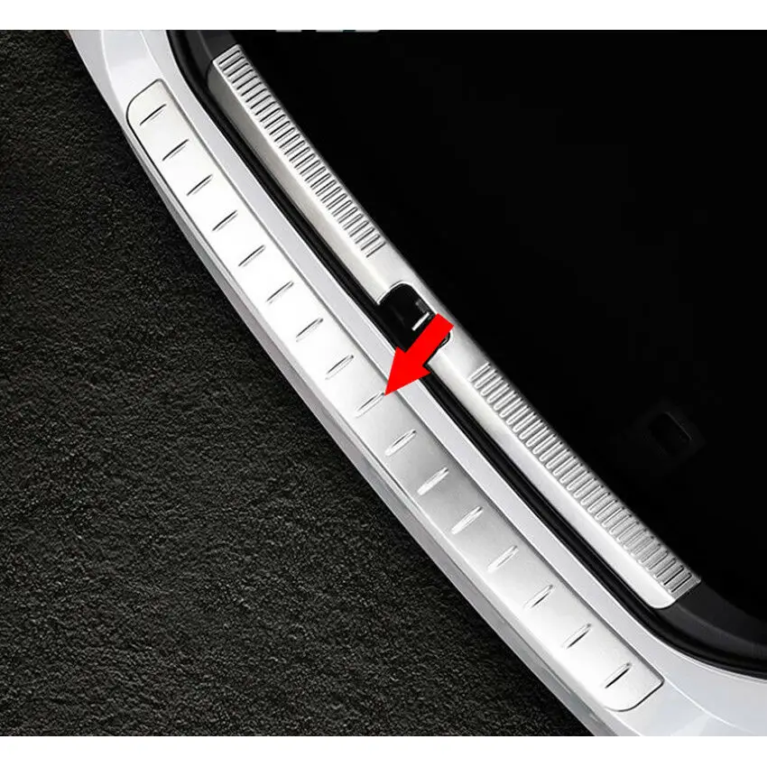 

For Toyota Camry 2018-2021 Rear Outside Bumper Sill Plate Guard Cover Trim Steel