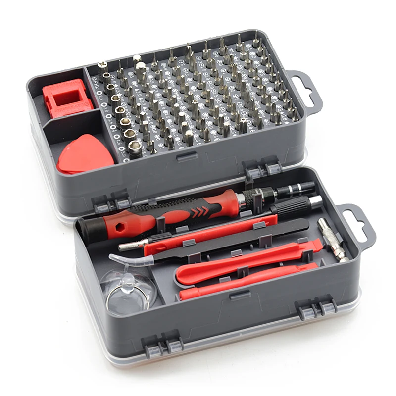 

Набор отверток 115 в 1, Набор насадок для отвертки, многофункциональное Точное устройство для ремонта, ручные инструменты Torx Hex