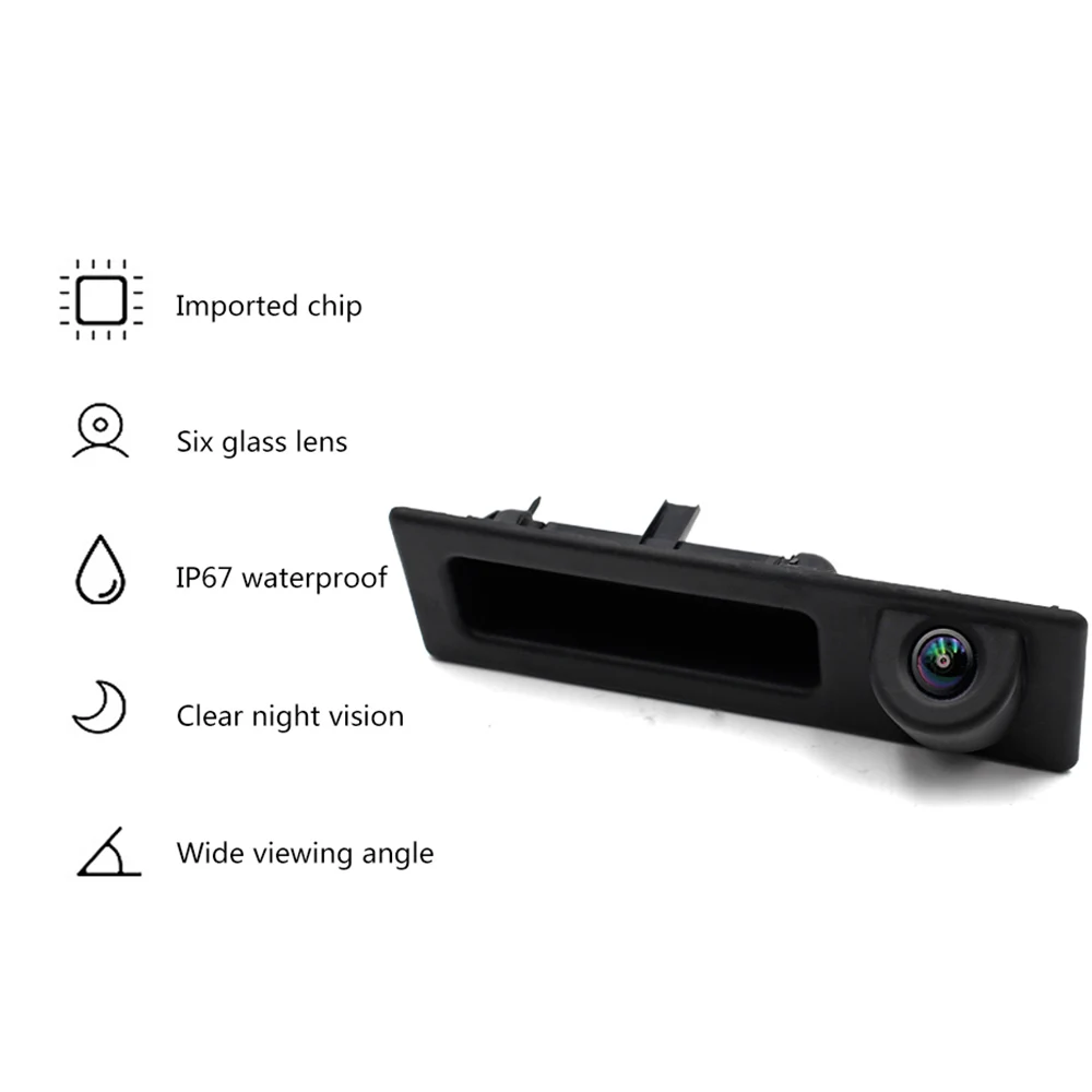 

Trunk Handle 1080P Fisheye Car Rear View Camera For BMW 2 3 5 7 Series X1 X3 X4 X5 F30 F32 F36 F10 F11 F25 F48 Parking Reverse