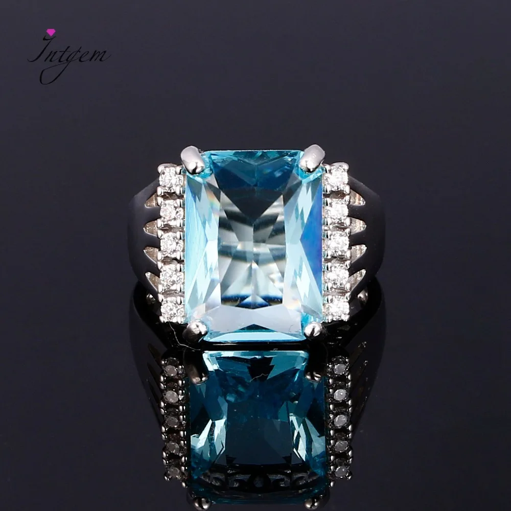 

Top Sale Multicolor Topaz Gemstone Ring For Women 925 Sterling Silver Classic Fine Jewelry Anniversary Gift Mother's Day Gifts
