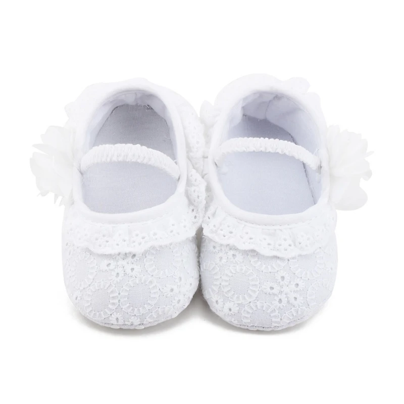 Детская обувь принцессы для маленьких девочек нескользящие кружевные туфли