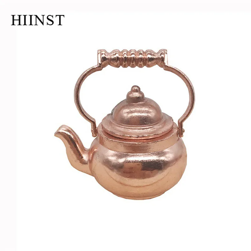 Игрушки HIINST для детей Ретро чайник из сплава модель домика с имитацией куклы
