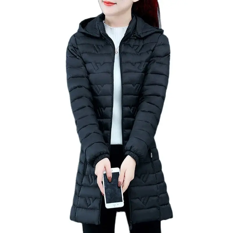 Women Winter Down Cotton-padded Jacket Slim-fitting Jacket 2021 Female New Korean Loose Bread Coat Mid-length Women Jacket A273