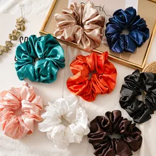 silk scrunchie pack headband hair accessories band for women head bands serre tete fashion stirnband tiara ponytail holder (1)