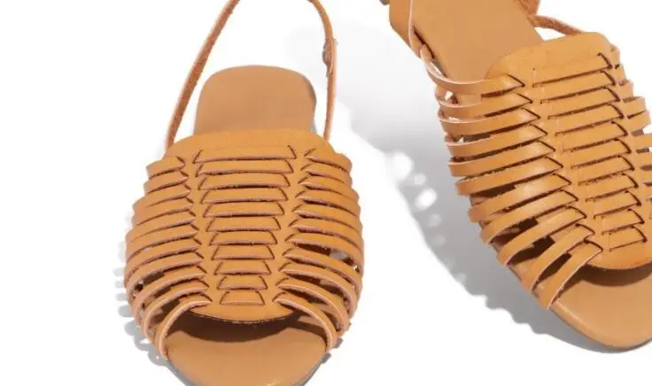 Sandalias de verano nuevas sandalias planas para mujer большие размеры 36 42|Тапочки| |