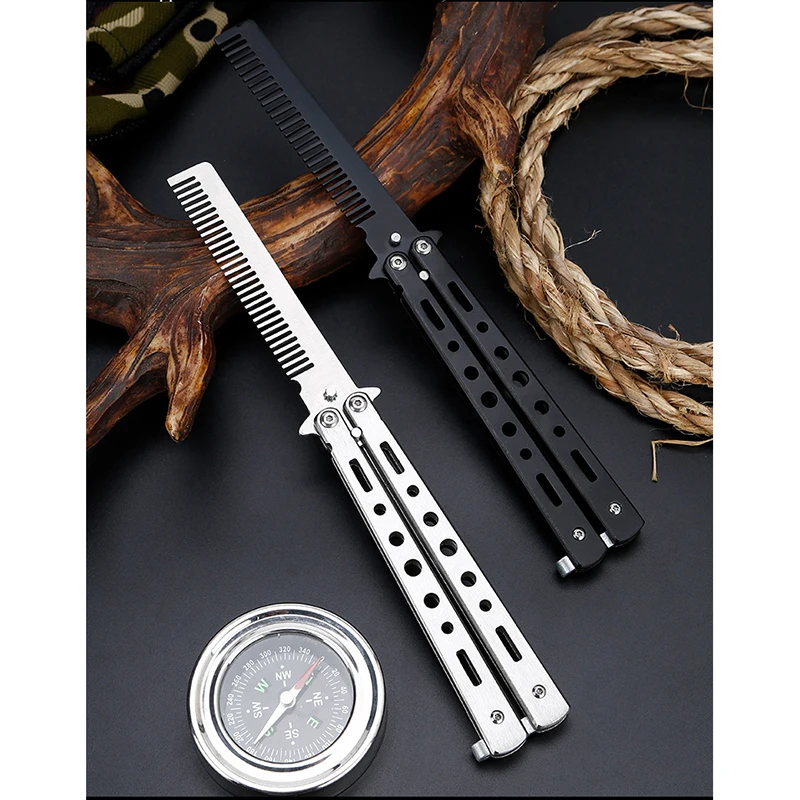 Тренировочный нож с тупым лезвием 220 мм из нержавеющей стали для боевых действий