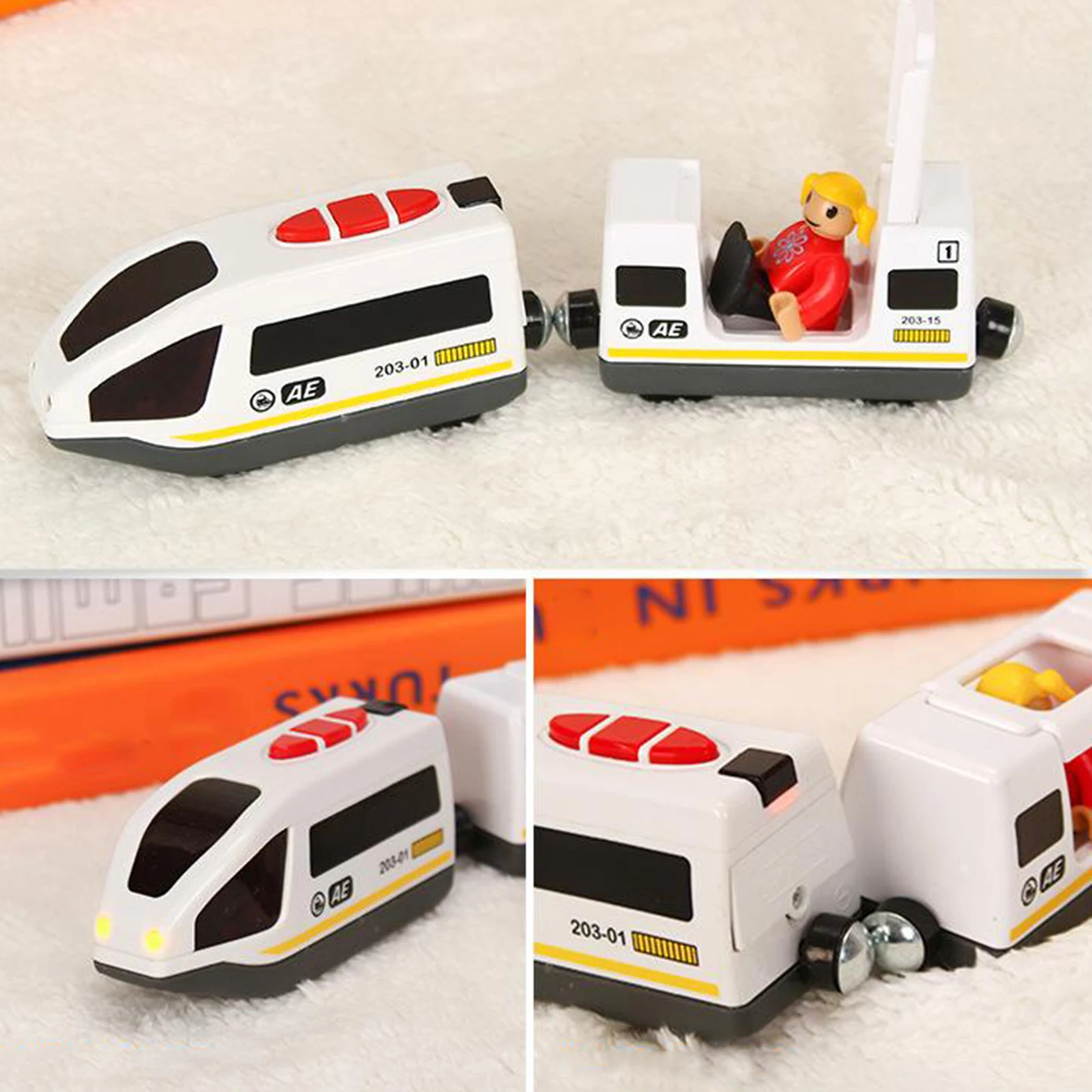 

Action Engine Train Set Hobby Toys Magnetic Connection for Kids Age 3 and Up