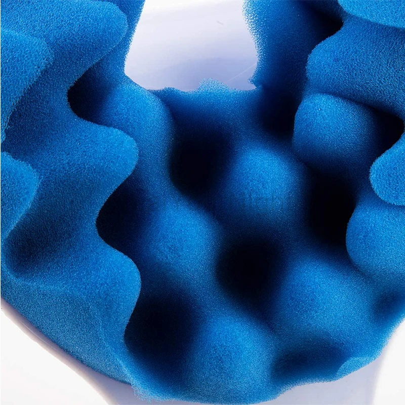 Ортопедическая подушка для поддержки шеи и плеч расслабляющая синяя губка