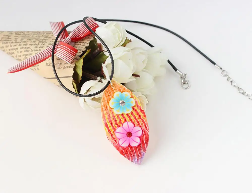 Женское Ожерелье с цветами разноцветное ожерелье из смолы на лето | Украшения и