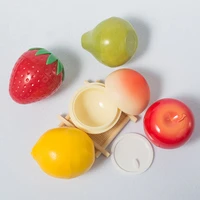 shape fruit cream jarmultiple colour 30g plastic cosmetic jar