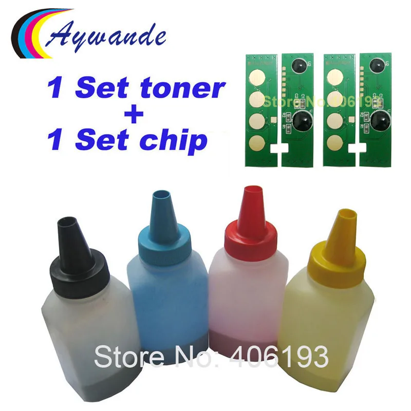 CLT K406S 406 406S для Samsung CLP 360 362 364 365 SL C410W C460W CLX 3300 чип Заправка тонер|toner powder|color toner powdercolor