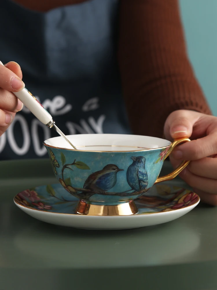 Набор керамических кофейных чашек эспрессо многоразовые фарфоровые винтажные