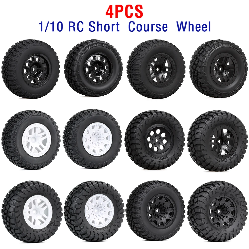 Комплект резиновых шин 110*48 мм 108*42 для радиоуправляемых автомобилей обод колеса