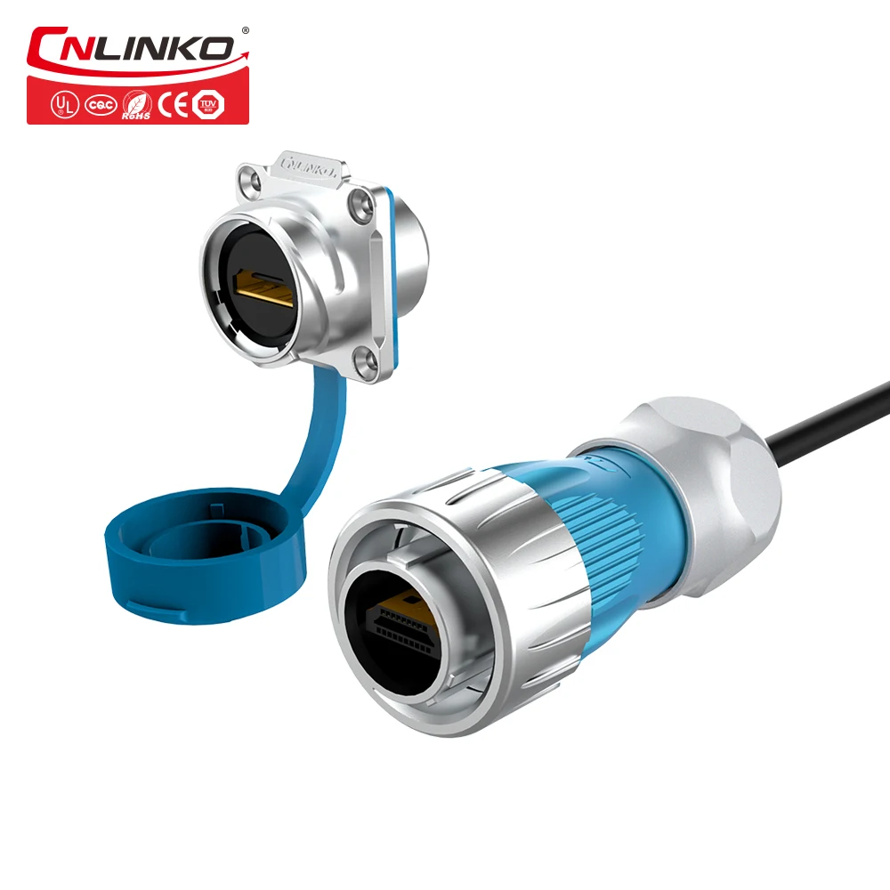 Cnlinko анти помех M24 HDMI совместимый разъем уличный 4k HD сигнальный кабель провод