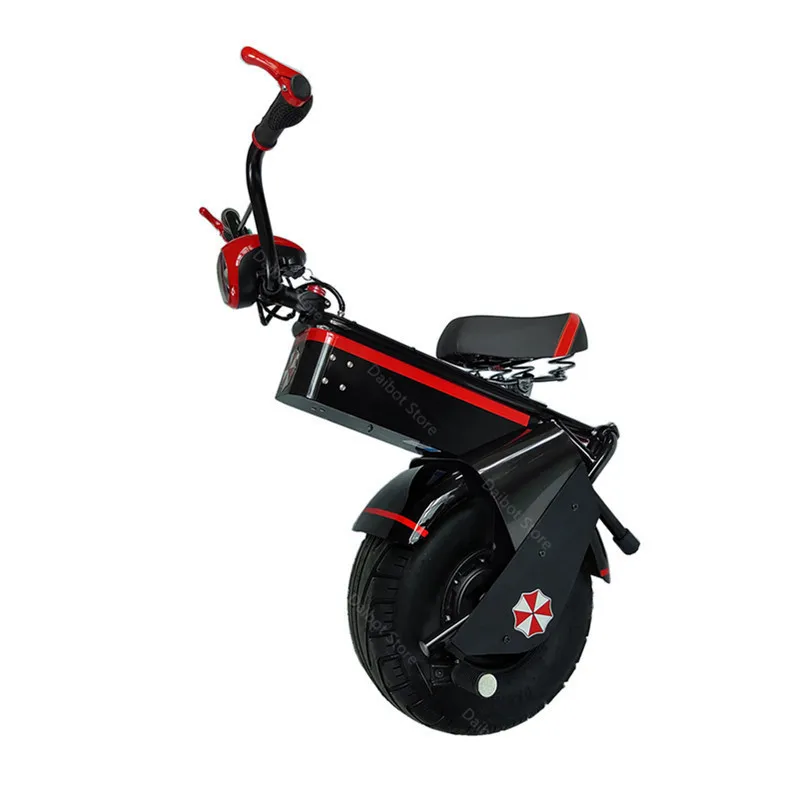 Электрический скутер 1500 Вт одно колесо самобалансирующийся мотоциклетное