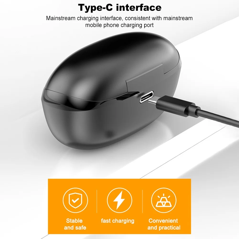 HKT-6 TWS Bluetooth гарнитура 9D музыкальные наушники спортивные водонепроницаемые