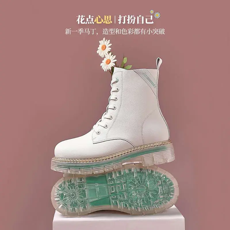 

Timalina Women Boots Fashion High Heel Winter Shoes Woman Platform Cross Strap Casual Daily Footwear