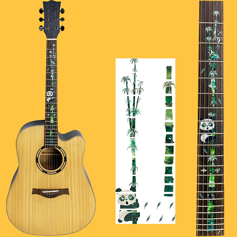 DIY наклейки для гитары с грифом инкрустацией гитара басами укулеле тонкая