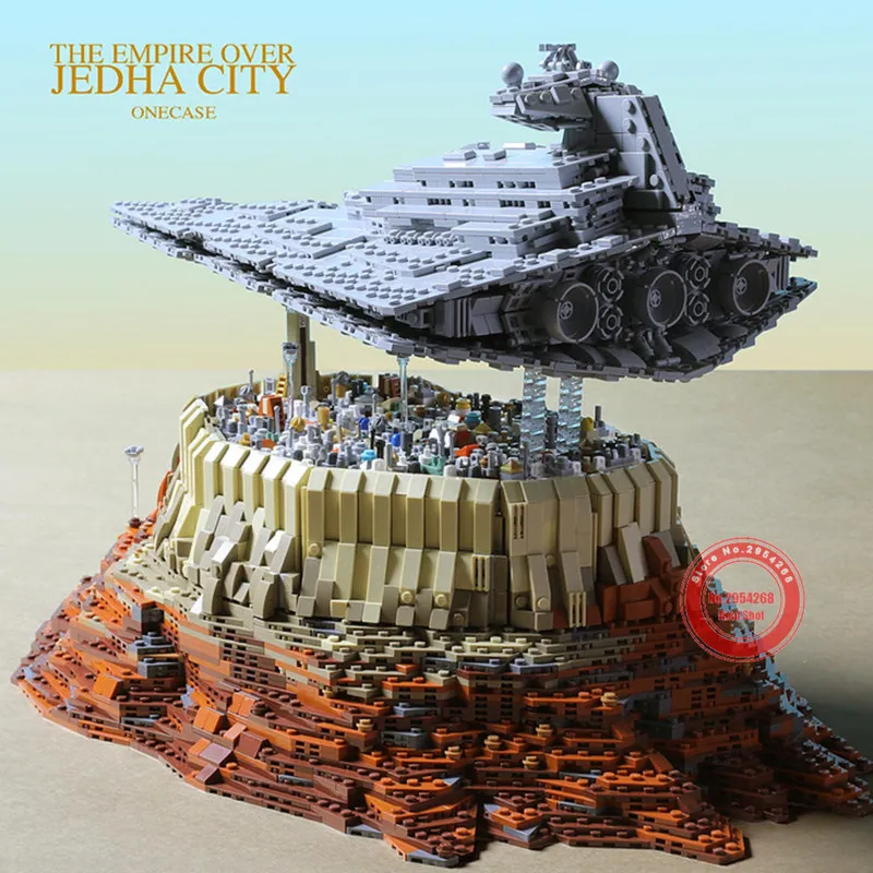 MOC первый заказ Звездный Разрушитель Звездные войны Империя над Jedha подходит 18916