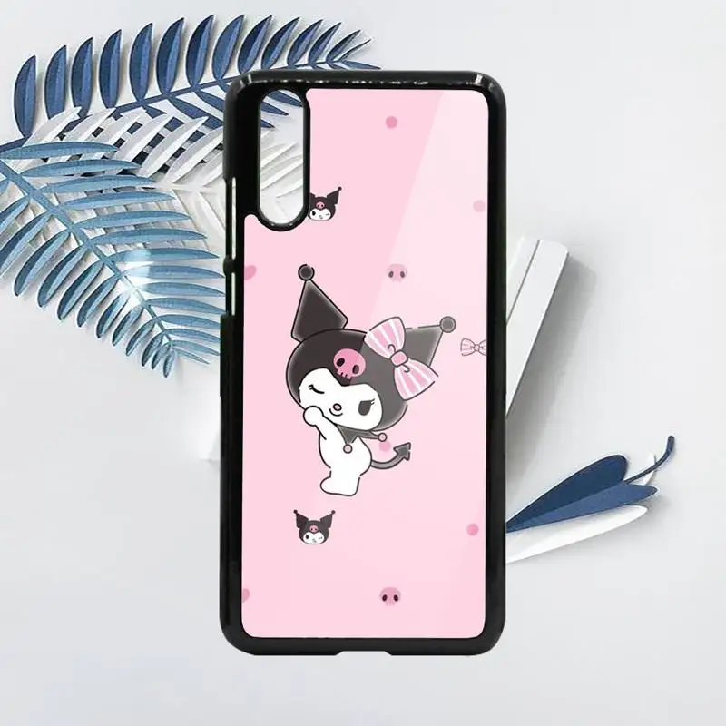 

Kuromi lovely pink purple Cute Phone Case For Samsung galaxy S note 8 9 20 10 e lite2019 plus pro ultra Hard PC